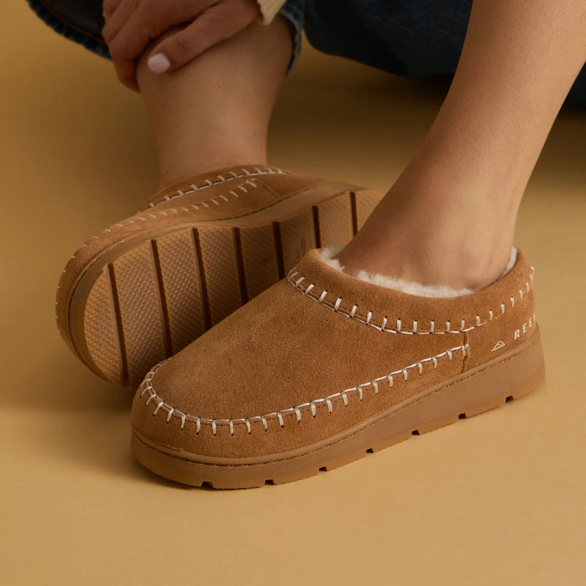 Reef Noa Slipper - Tan