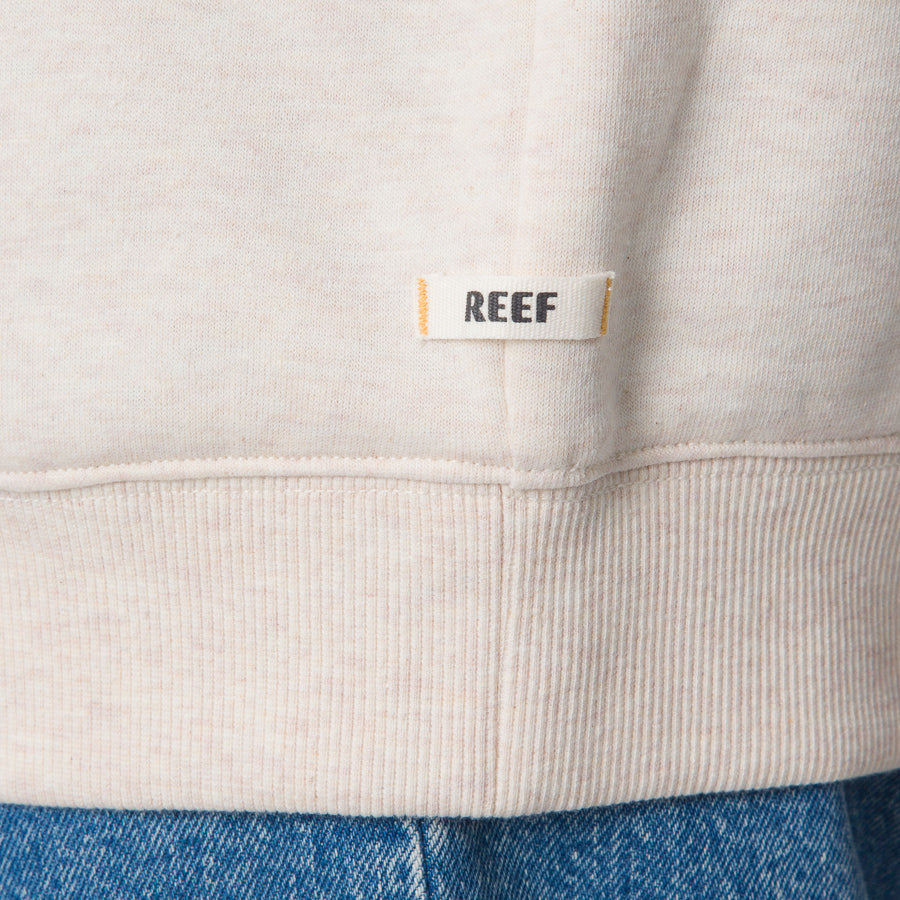 Reef Oversized Raglan Fleece - Oatmeal Heather
