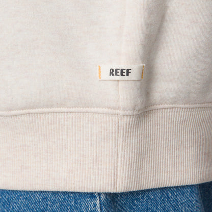 Reef Oversized Raglan Fleece - Oatmeal Heather