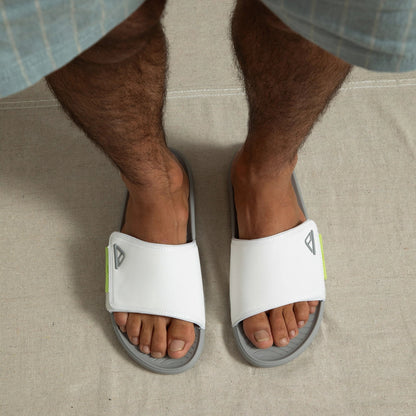 Reef Phantom Slab - White/Grey/Lime