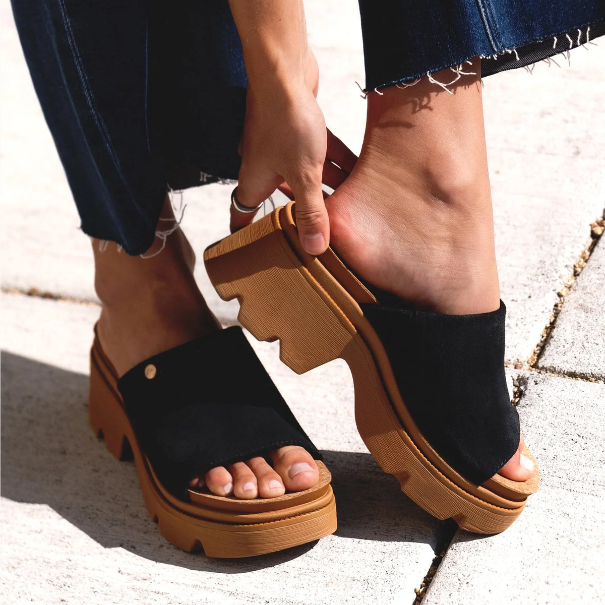 Reef Vista Luxe Evie - Washed Black