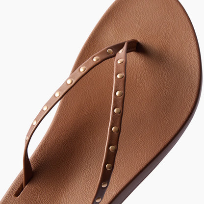 Reef Cushion Slim Studs - Chocolate
