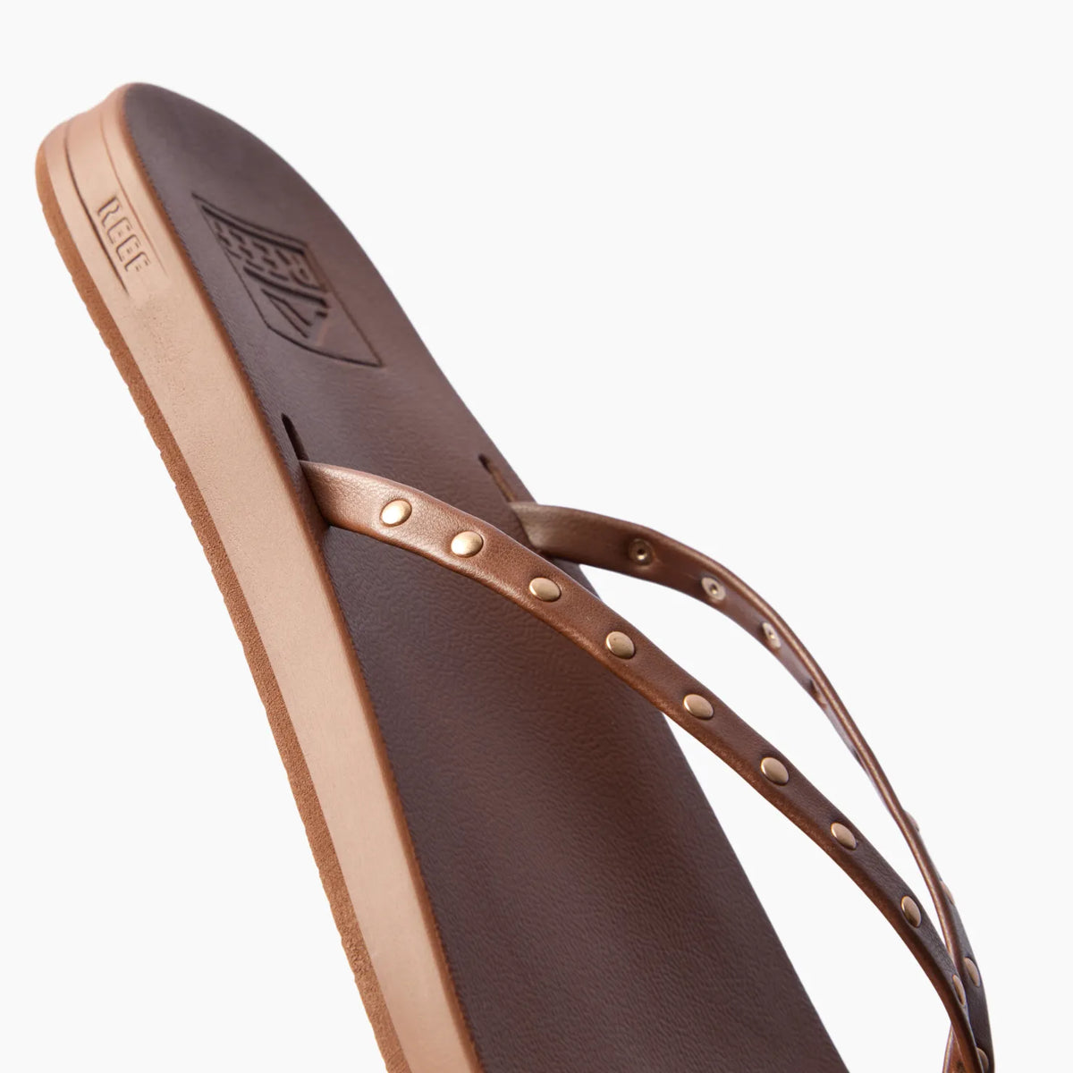 Reef Cushion Slim Studs - Chocolate