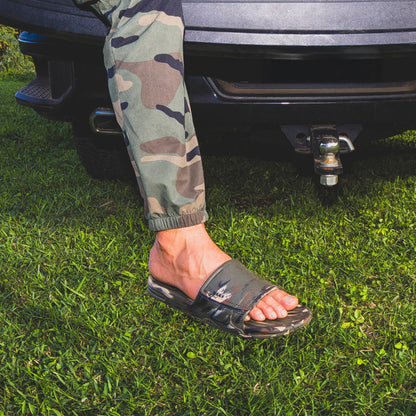 Reef Fanning Slide H2O - Camo Marble