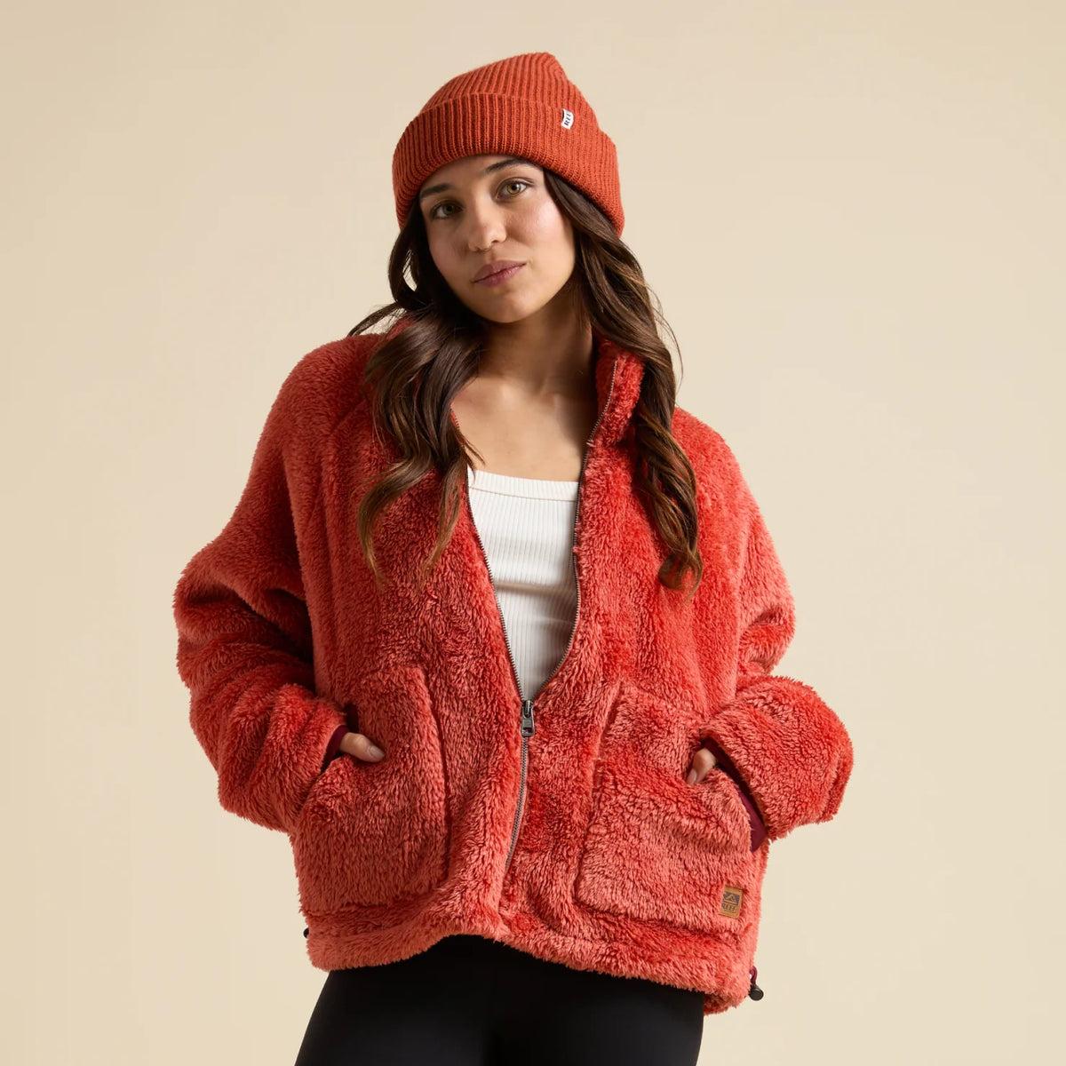 Reef Pilot Sherpa Jacket - Chili