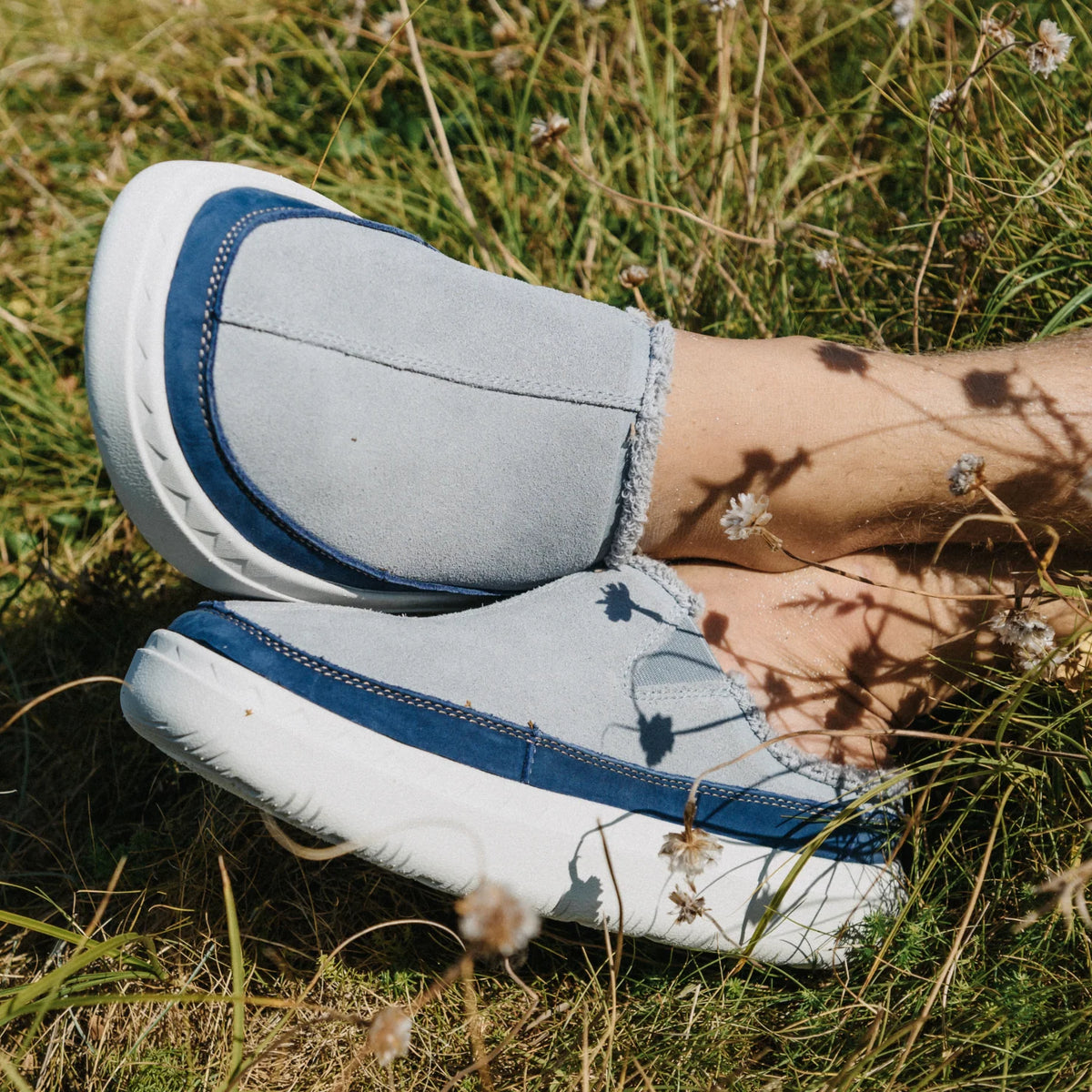 Reef Rambler Mule - Grey/Navy