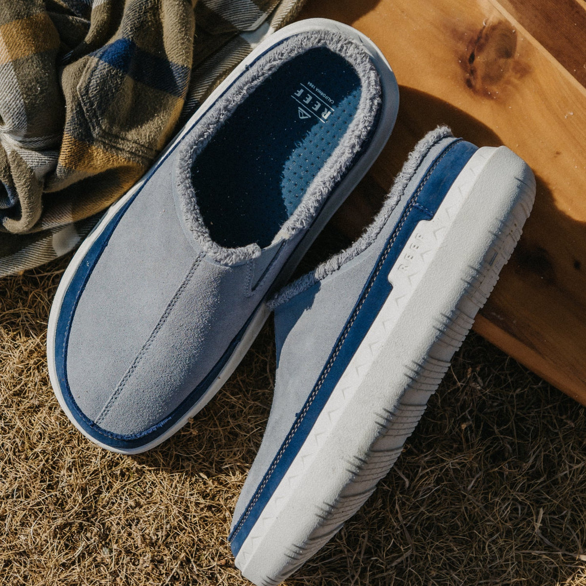 Reef Rambler Mule - Grey/Navy