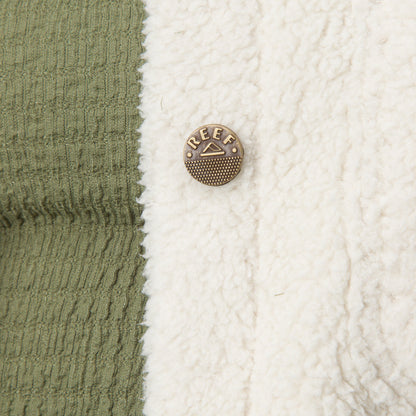 Reef Sammie Sherpa Jacket - Cream