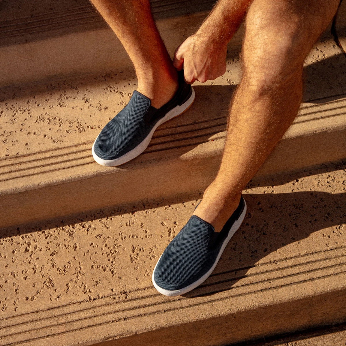 Reef Del Mar Slip On - Navy/White