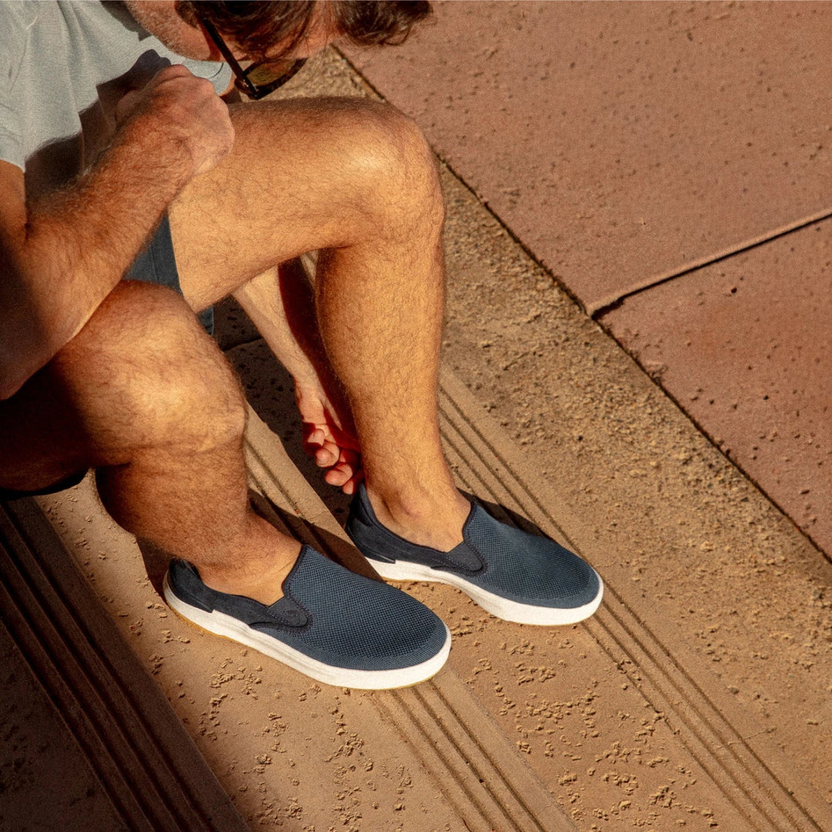 Reef Del Mar Slip On - Navy/White